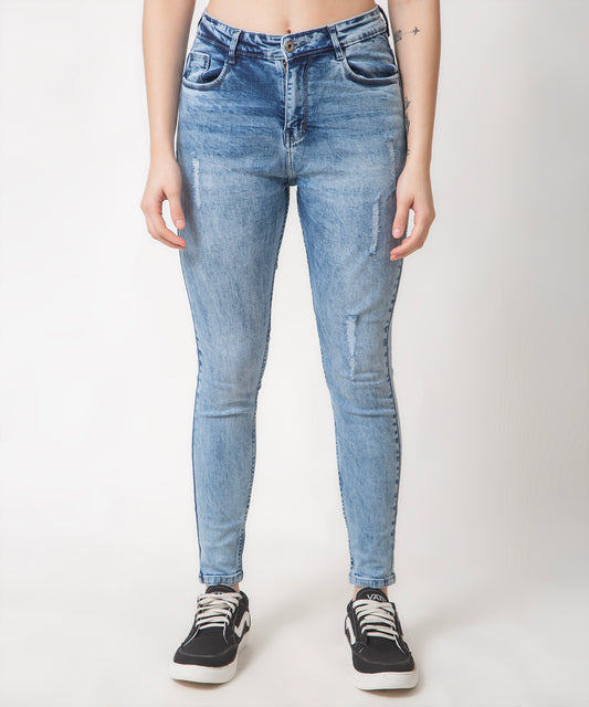 Women Classy Light Blue Denim Jeans
